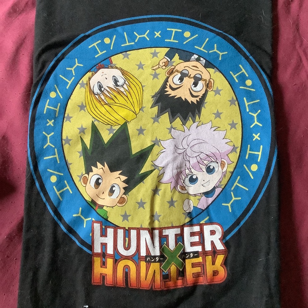 Hunter x Hunter black graphic tee